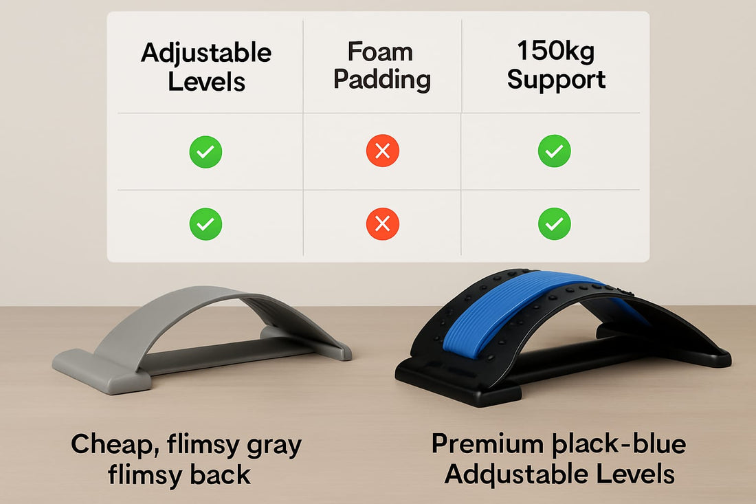 the WWDE™ Lumbar back Stretching Arch